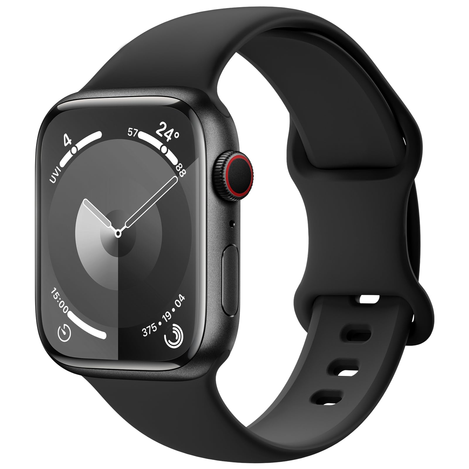 Yoohoo Sport Straps - Soft Silicone Replacement Bands Compatible with Apple Watch 38mm 40mm 41mm 42mm (Series 10/9/8/7/6/5/4/3/2/1/SE) for Women & Men - Perfect for Running, Gym Workouts & Daily Wear