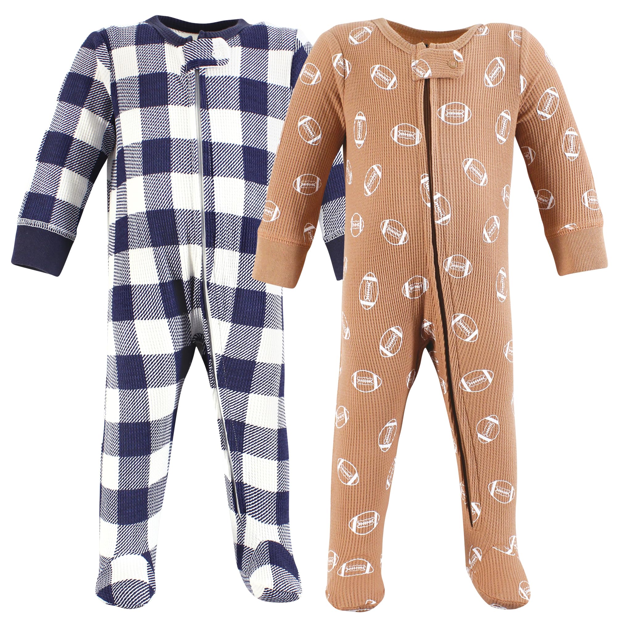 Hudson Baby Unisex Thermal Sleepsuit - Cozy for Winter Nights