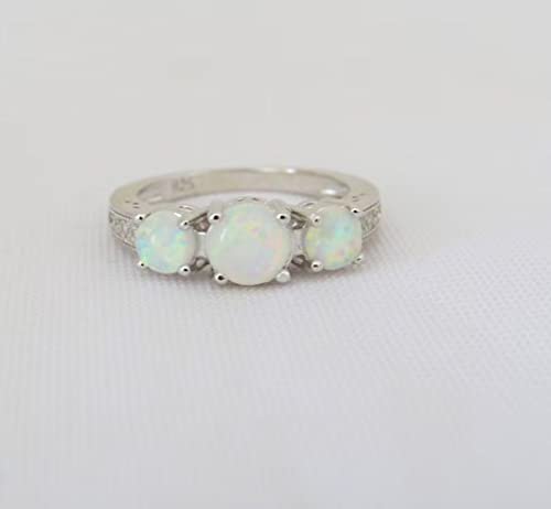 Ethiopian Opal Ring 925 Silver Gemstone Jewelry for Wedding & Gifts