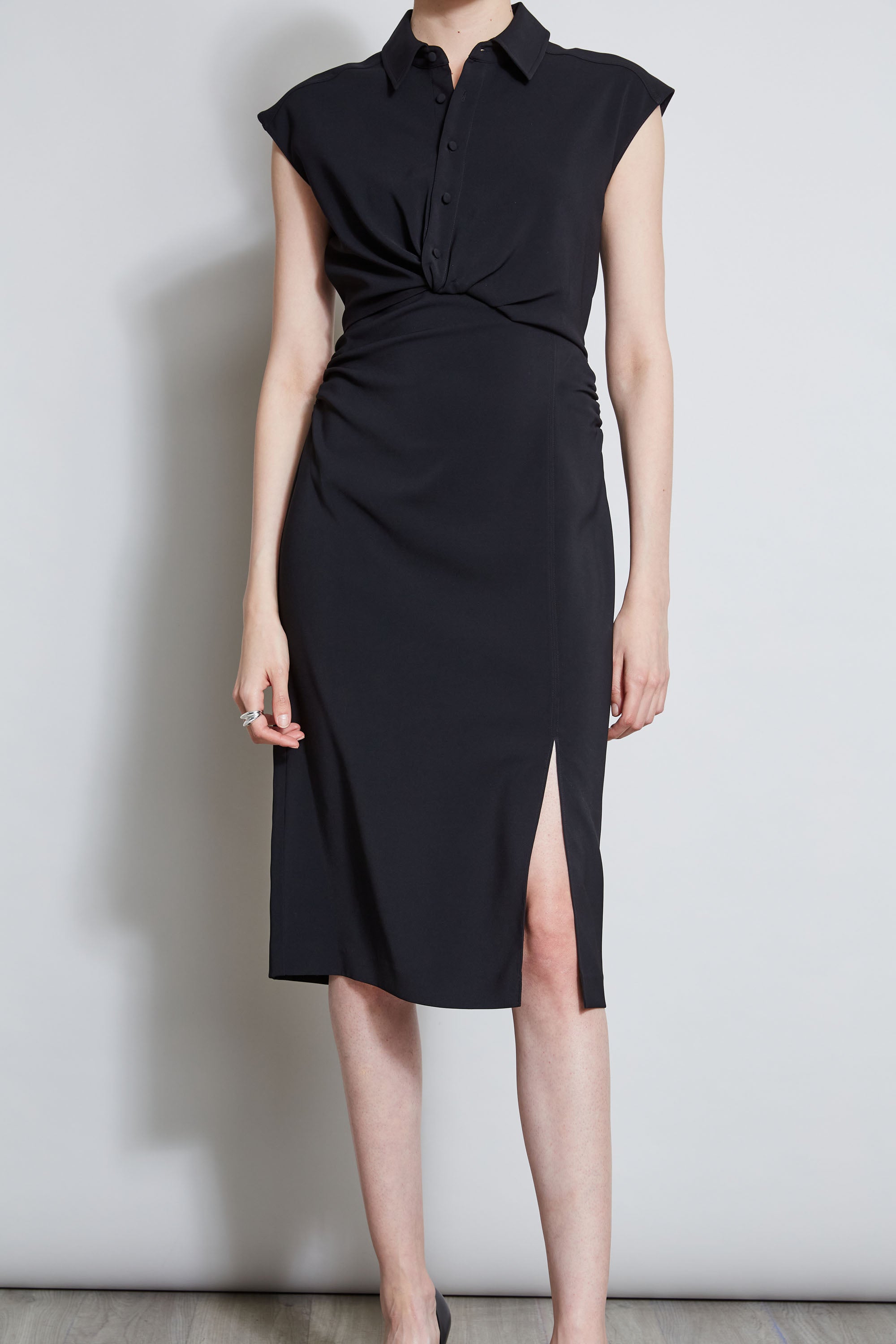 Elegant Twist Button Dress for Women - Stylish & Comfortable Summer Dress for Casual Outings, Dates & Office Wear