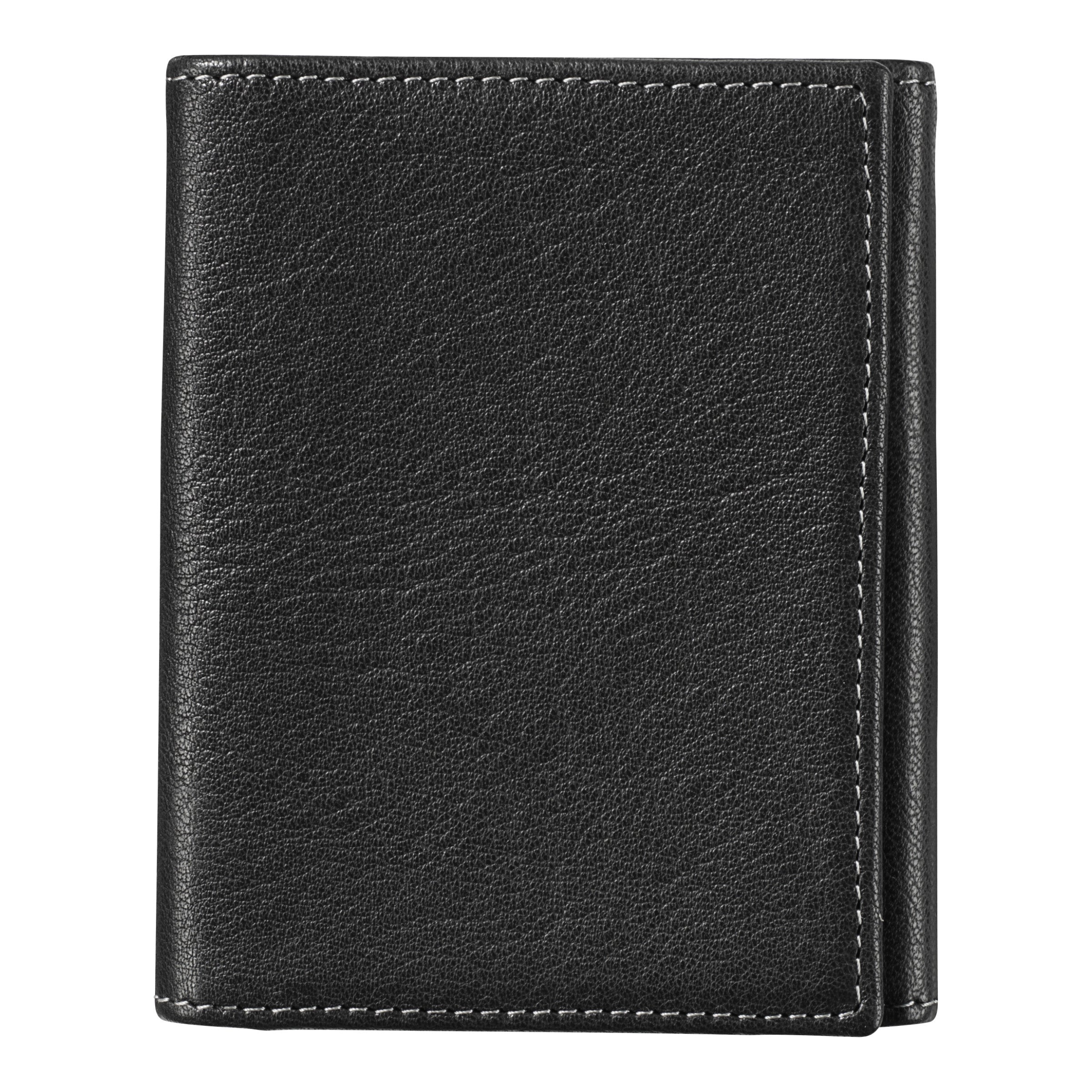 Johnston & Murphy Men's Tri-Fold Leather Wallet - Slim RFID Blocking Bifold Wallet for Credit Cards & Cash - Perfect for Everyday Use, Travel & Business