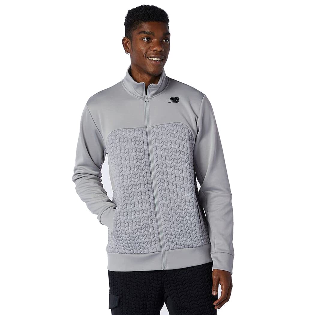 New Balance Men's Nb Heat Loft Full Zip Jacket - Lightweight Running & Training Hoodie for Outdoor Sports & Casual Wear