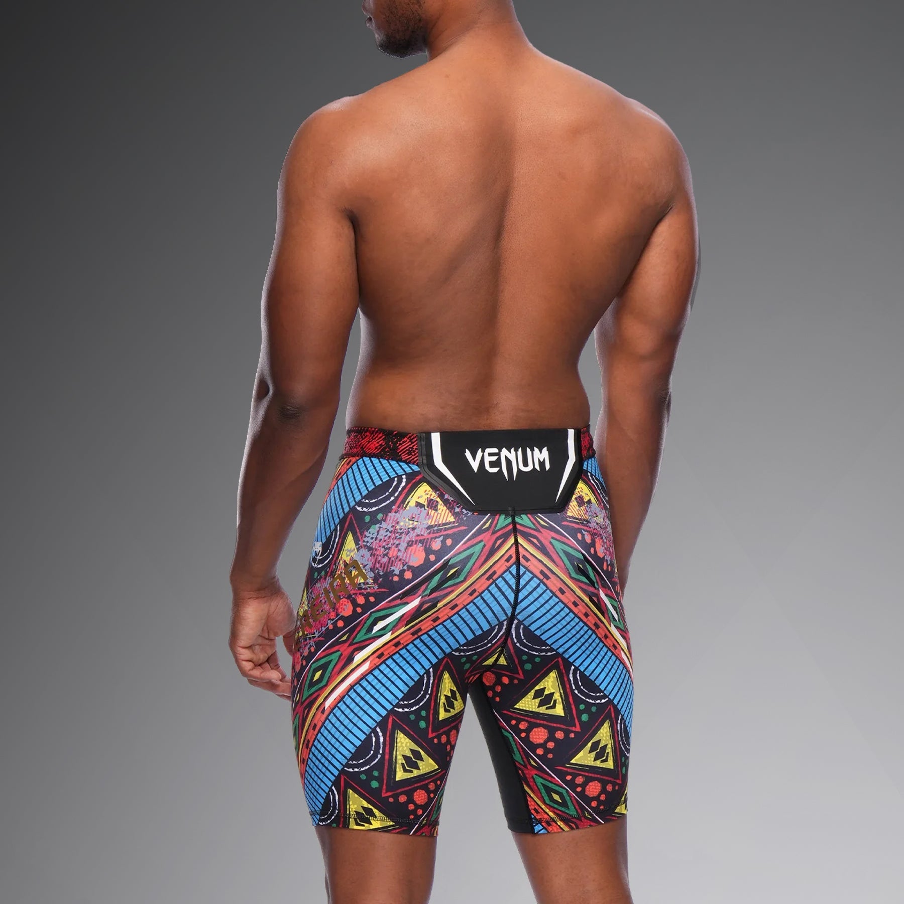 Men's UFC Adrenaline MMA Shorts by Venum - Red Alex Pereira Vale Tudo Fight Shorts for Training & Competition | Premium MMA Gear for Fighters & Athletes
