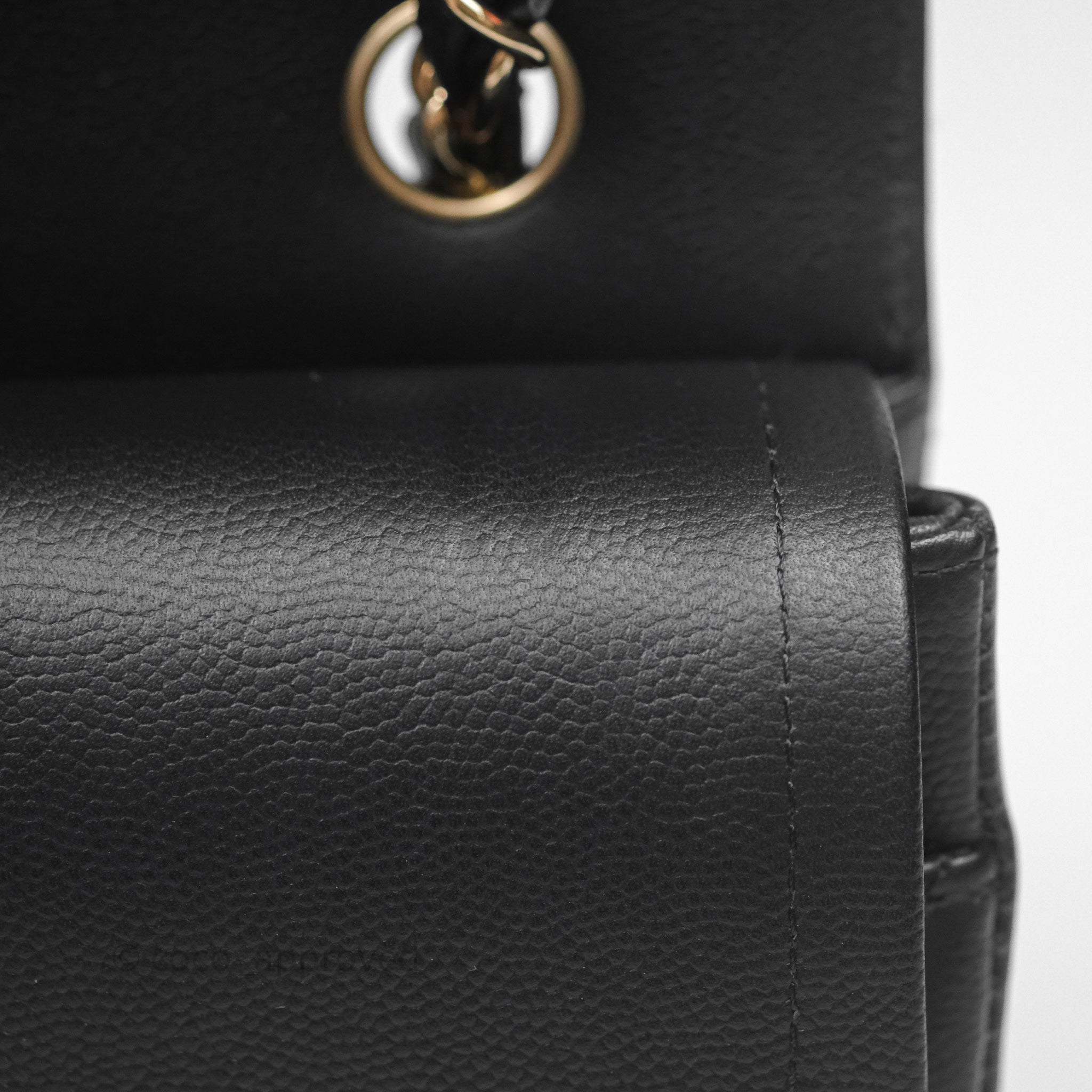 Chanel Classic Medium Flap Bag Chevron Black Caviar Leather with Gold Hardware - Luxury Designer Handbag for Women, Perfect for Work, Evening Events & Special Occasions