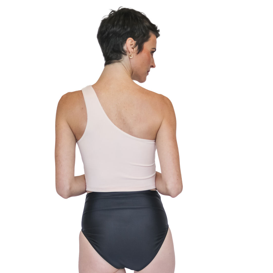 Women's Single Shoulder Tankini Top - Sexy Swimwear for Beach & Pool - Perfect for Summer Vacation & Water Sports