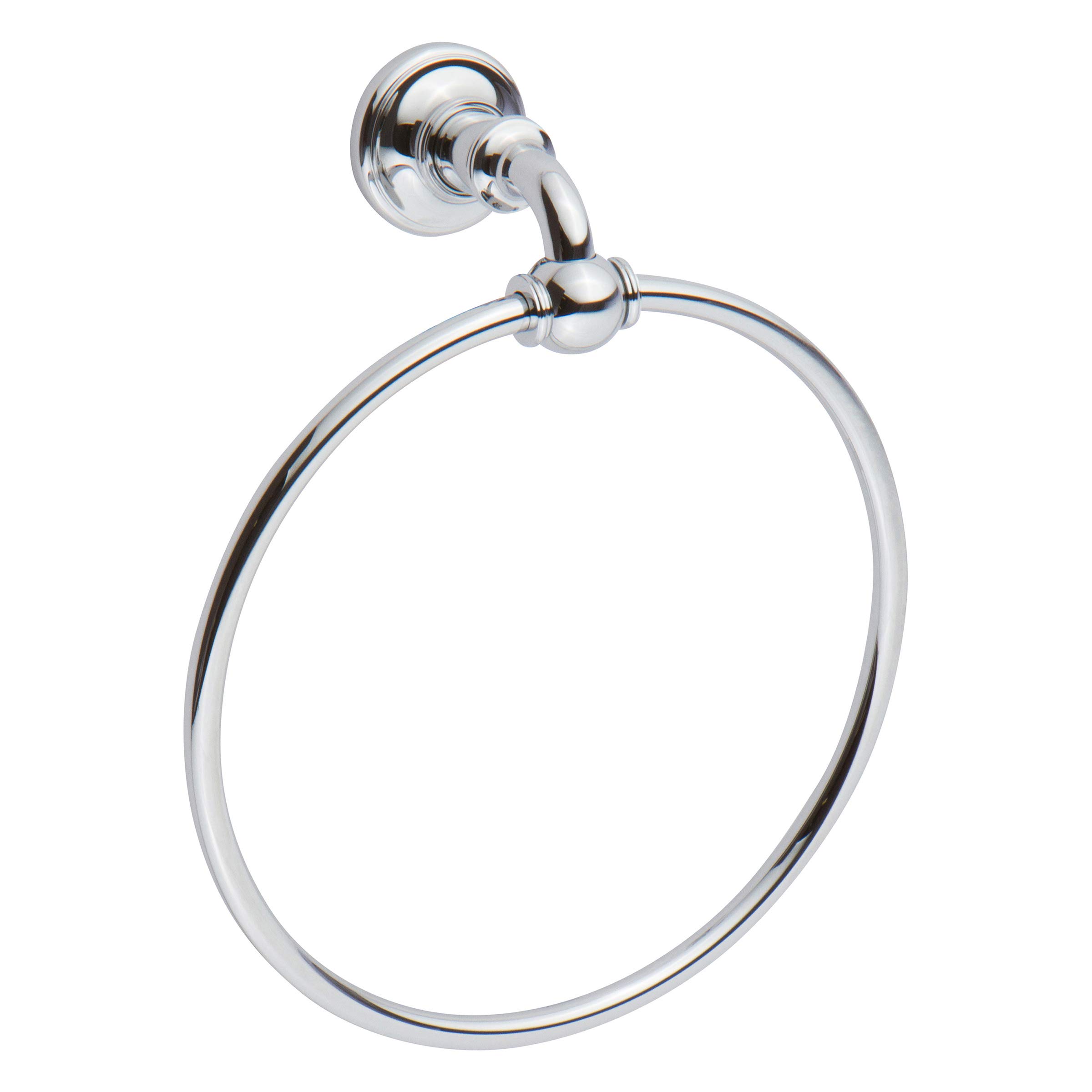 4505/PC Ginger Columnar Towel Ring - Polished Chrome Finish - Modern Bathroom Accessory for Powder Rooms & Luxury Homes