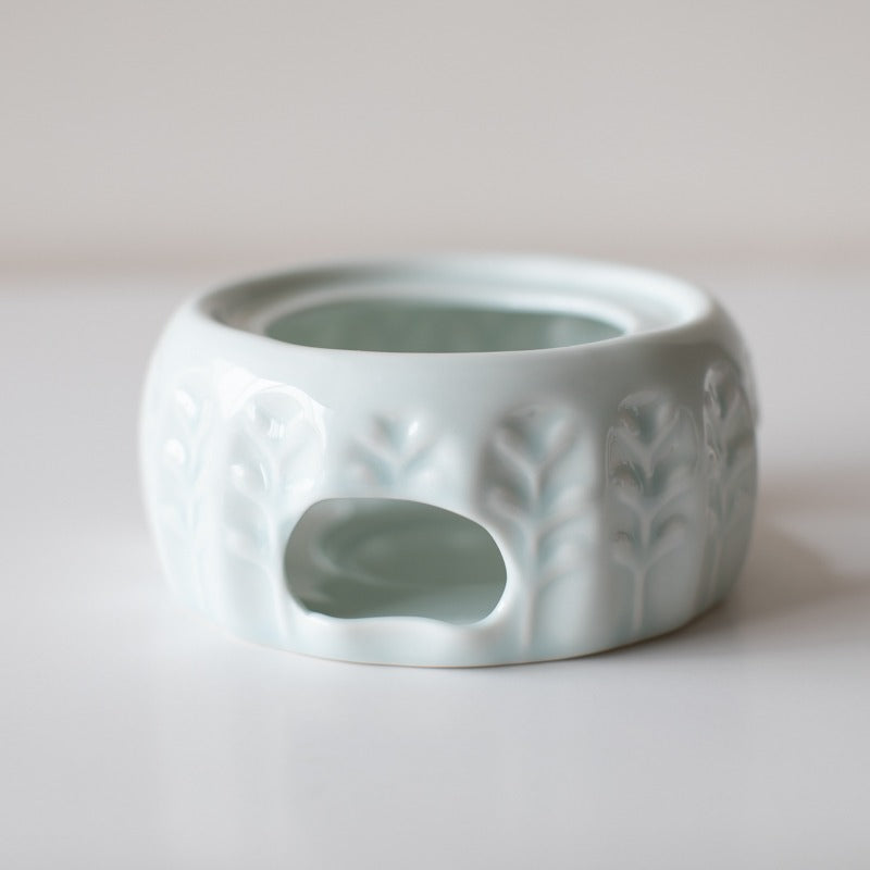 Ceramic Candle Teapot Warmer - Elegant Tea Pot Candle Holder for Home Decor, Gift & Relaxation | Perfect for Cozy Evenings, Tea Parties & Aromatherapy