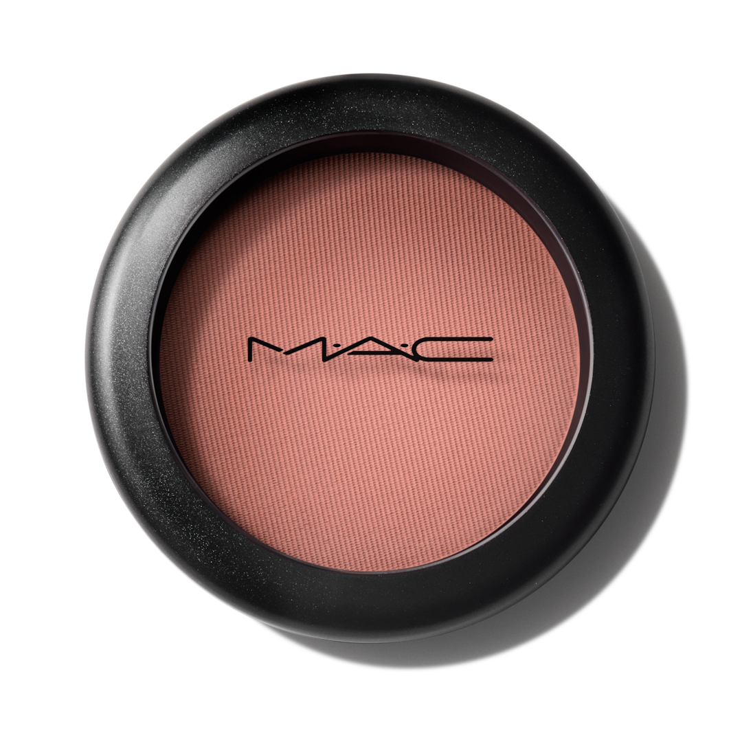 MAC Melba Powder Blush - Soft Matte Blush for Natural Flush | Buildable, Long-Lasting Formula for Day & Night Makeup Looks