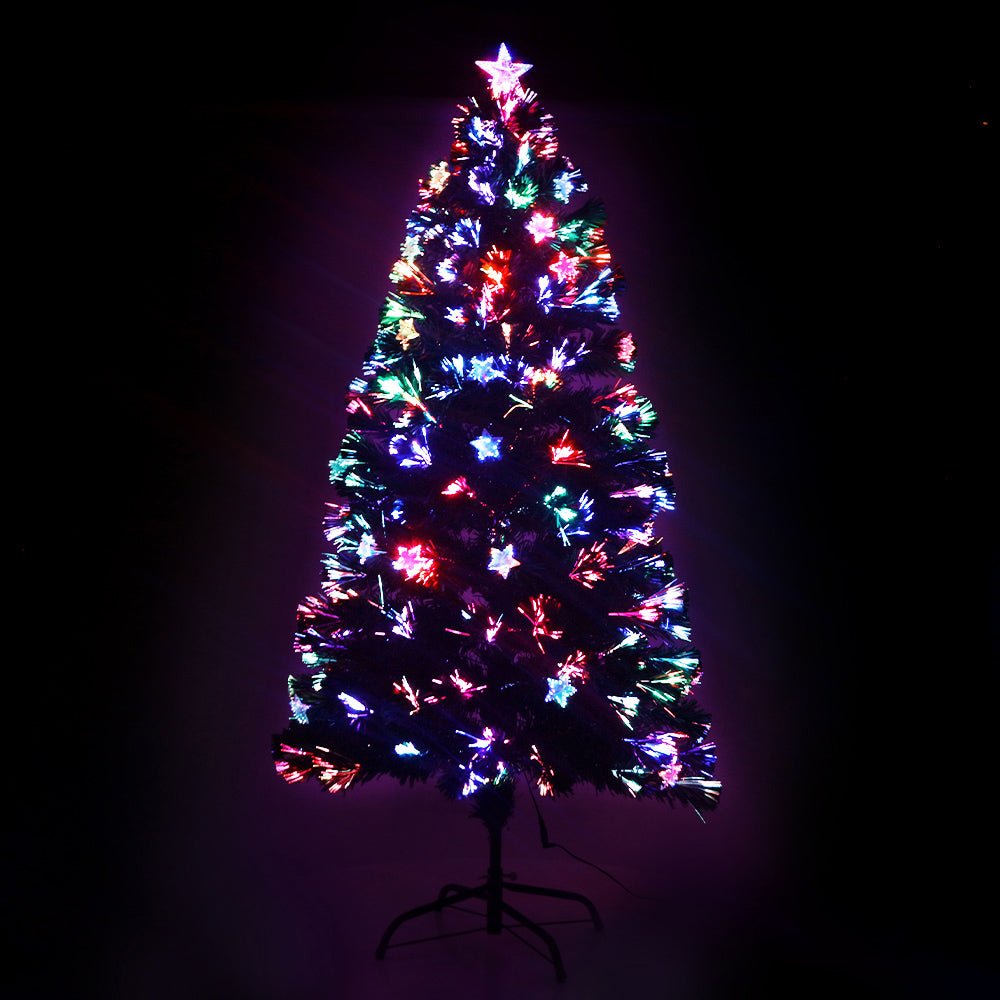 1.5M LED Christmas Tree with Multi-Color Lights - Pre-Lit Artificial Xmas Tree for Home, Office & Holiday Decorations | Perfect for Living Room, Bedroom & Party Decor