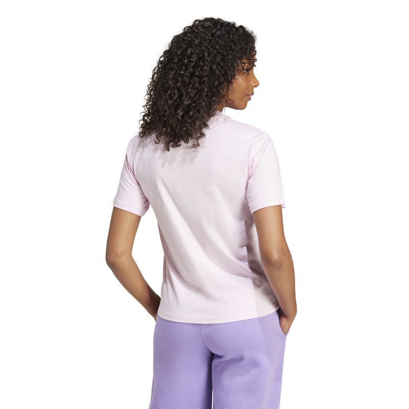 Adidas Women's Essentials Small Logo T-Shirt - Comfortable Casual Tee for Everyday Wear, Gym, and Running