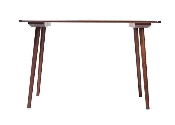 Ironica Modern Dining Table by Ton - Solid Wood Kitchen Table for 6 with Sleek Design - Perfect for Family Meals, Dinner Parties & Small Space Dining Rooms