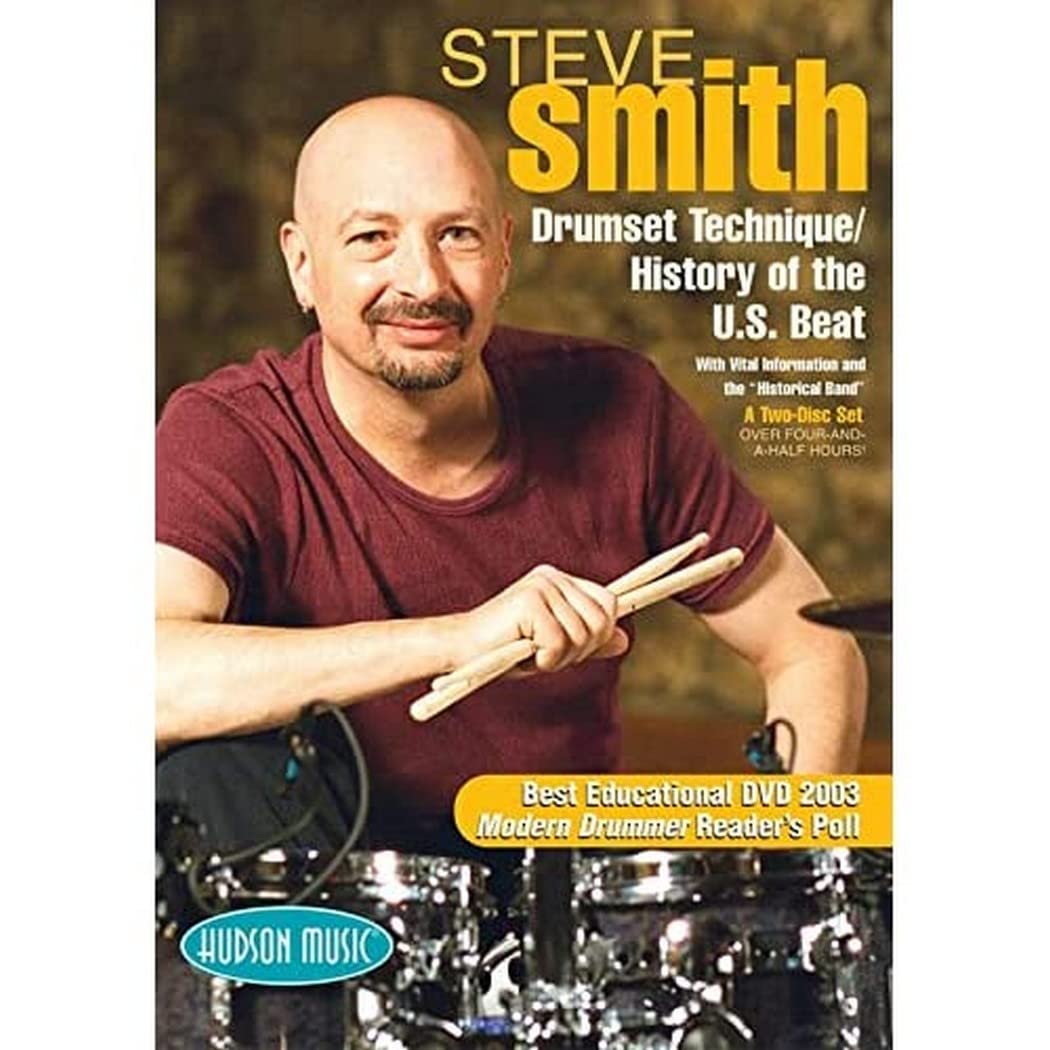 Steve Smith - Drum Set Technique & History of the U.S. Beat | Comprehensive Drumming Guide for Beginners to Advanced Players | Perfect for Practice, Performances & Music Education