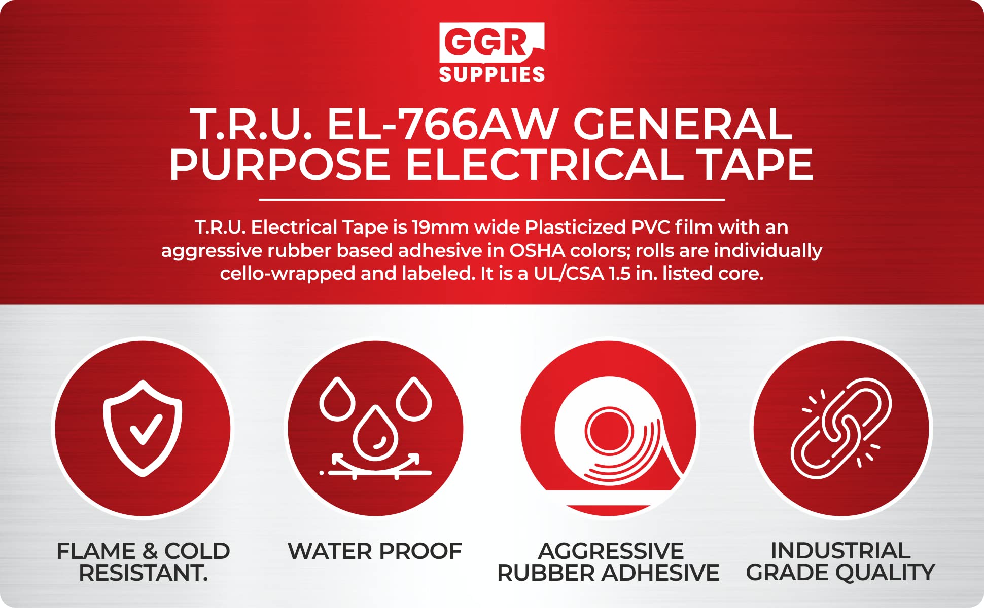 GGR Supplies EL-766AW 3/4