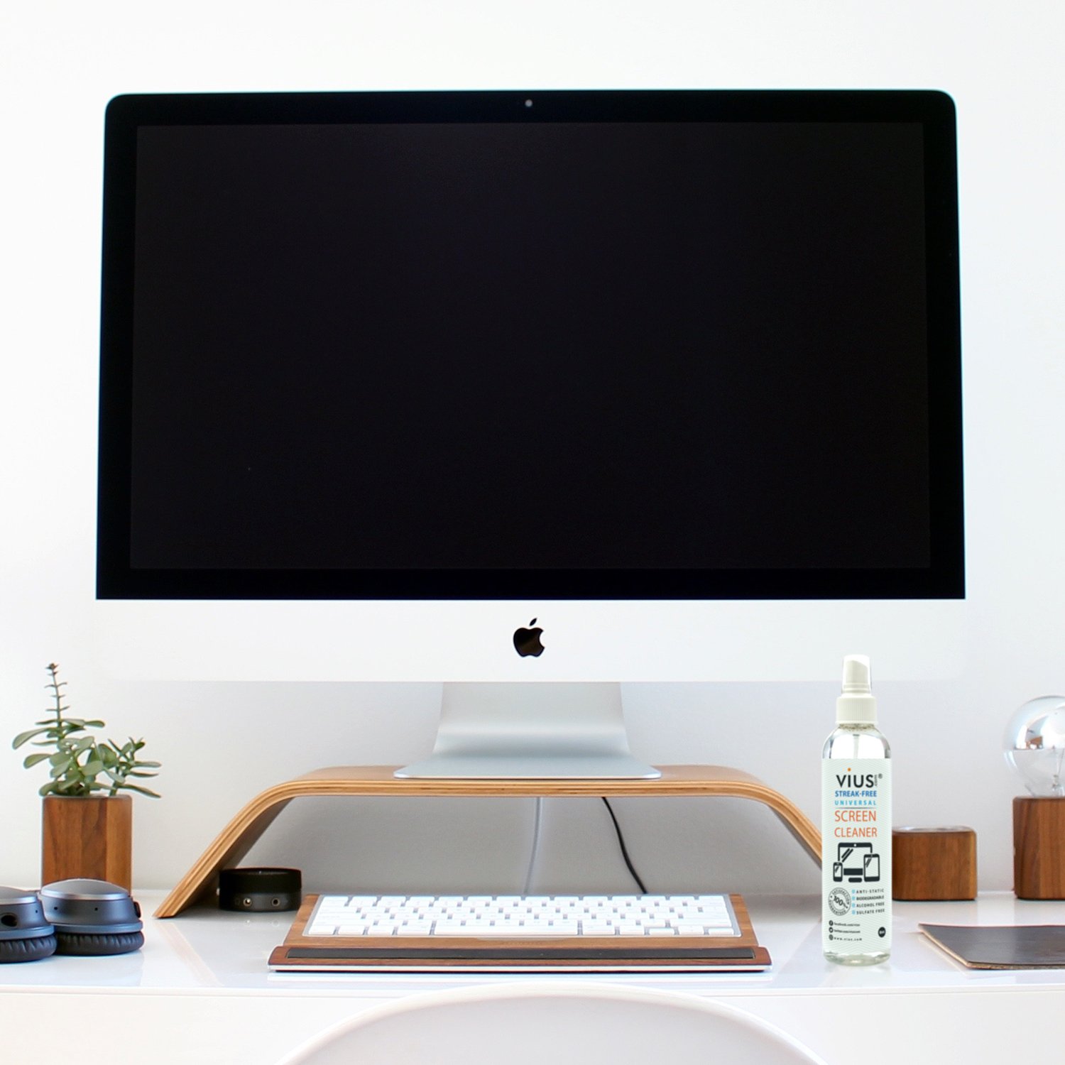 Premium Screen Cleaner Spray for LCD LED TVs, Laptops, Tablets, Monitors & Phones - 8oz Gentle Cleaning Solution for Fingerprints, Dust & Oil - Perfect for Home, Office & Travel Use