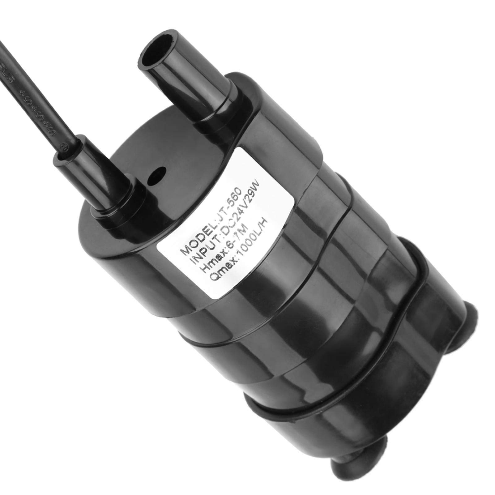 Submersible Water Pump - High Hydraulic Head DC Brushless Pump with Ultra Quiet Operation | Solar Fountain & Computer Water Cooling System | Ideal for Aquariums, Hydroponics & Home Water Features