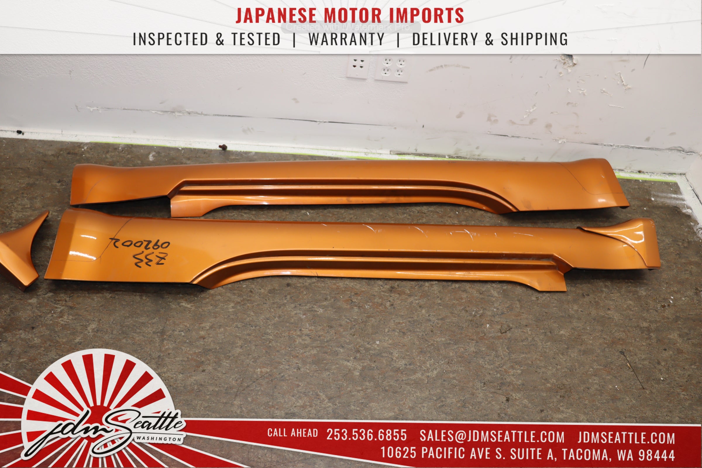 JDM 03-05 Nissan 350Z/Z33 Orange Complete Front End Conversion Body Kit - Upgrade Your Ride for Street Racing & Car Shows