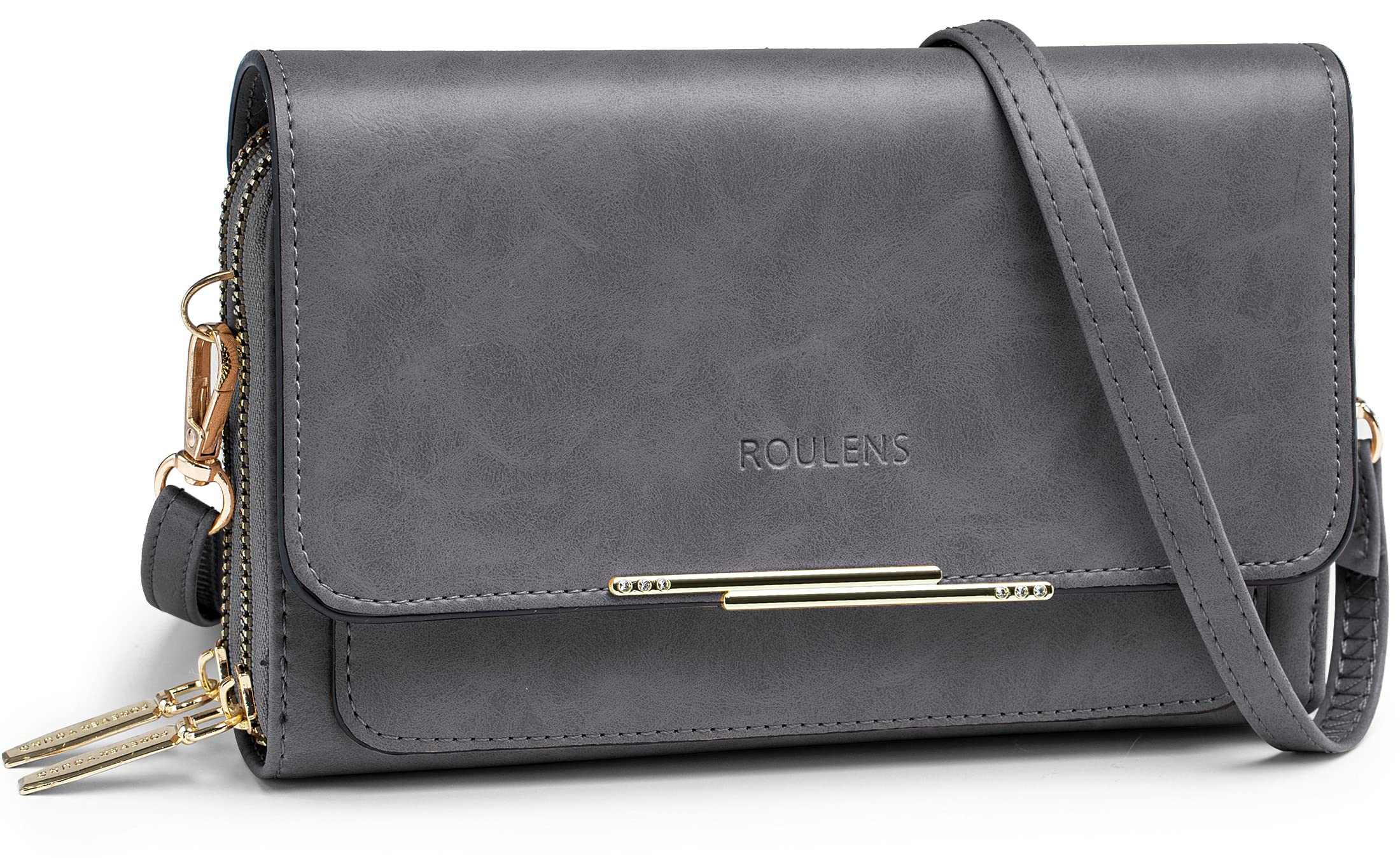 Roulens Small Crossbody Bag for Women - Fashionable Shoulder Purse with Credit Card Slots & Phone Pocket | Perfect for Daily Use, Travel, and Shopping