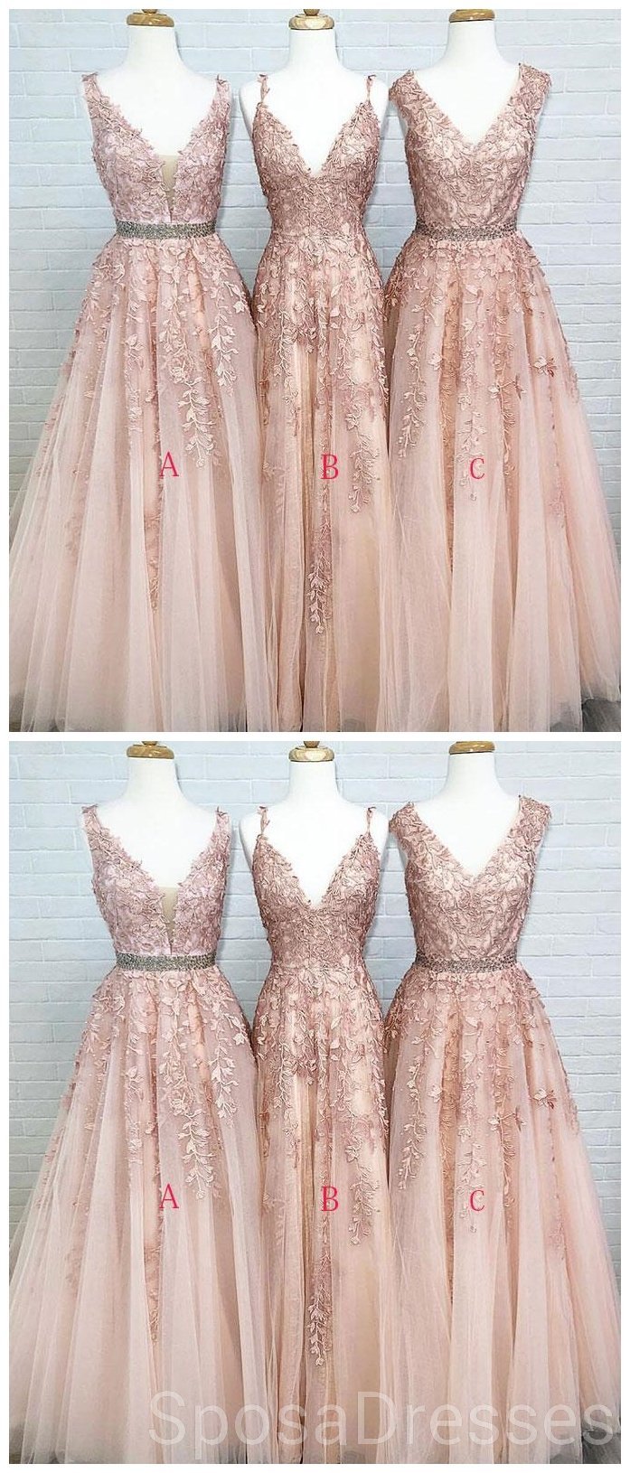 Elegant V-Neck A-Line Lace Beaded Evening Prom Dress for Women | Custom Sweet 16 Dresses | Perfect for Homecoming, Prom Night & Formal Events | Style 18487