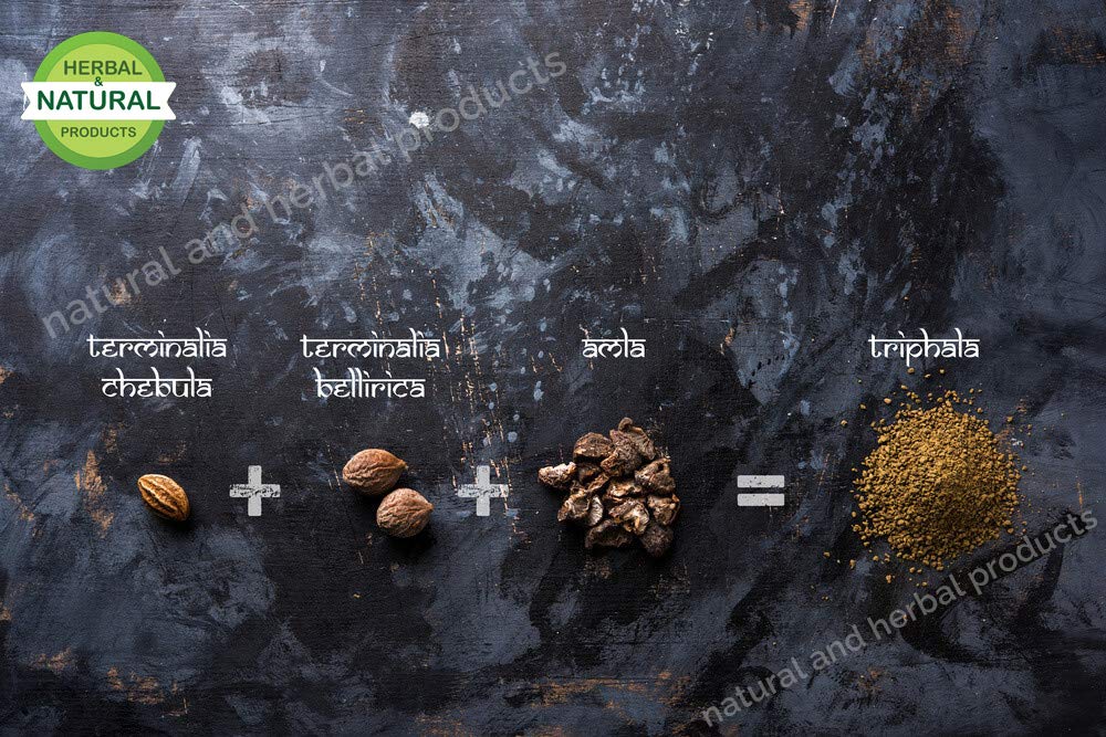 Organic Triphala Powder - Amalaki, Bibhitaki, Haritaki | Natural Skin Care (Face Mask, Brightening, Even Tone), Hair Growth, Weight Management & Immune Support | Ayurvedic Herbal Supplement for Detox, Digestion & Wellness - 200g | Perfect for Daily Wellness Routine & Ayurvedic Remedies