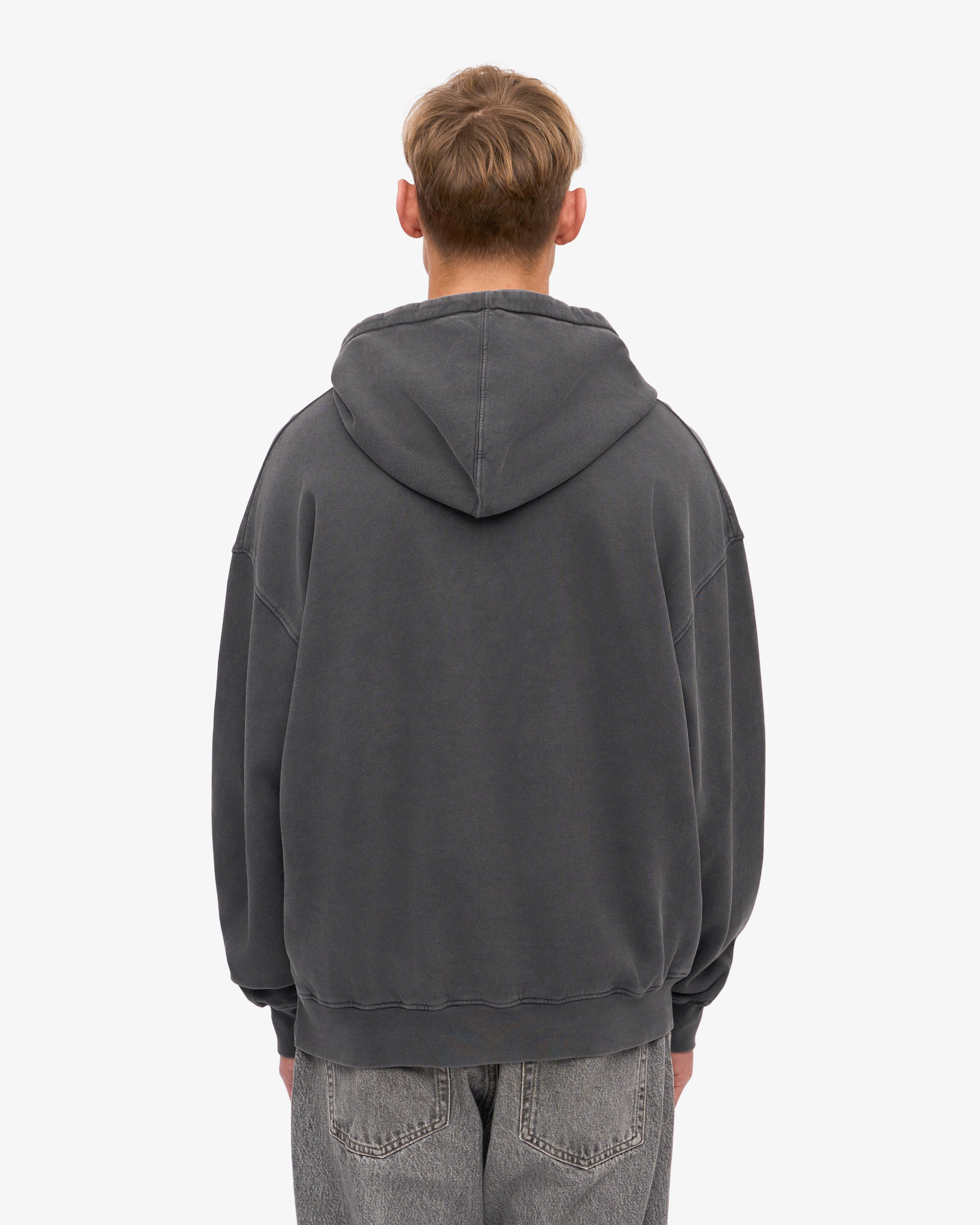 Organic Oversized Hoodie - Faded Black | Soft & Comfortable Unisex Pullover | Perfect for Casual Wear, Lounging & Street Style