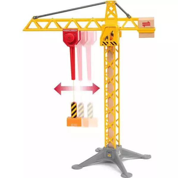 Best Remote Control Construction Crane Toy with LED Lights for Kids – Perfect for Indoor Play, Construction Site Role Play & STEM Learning