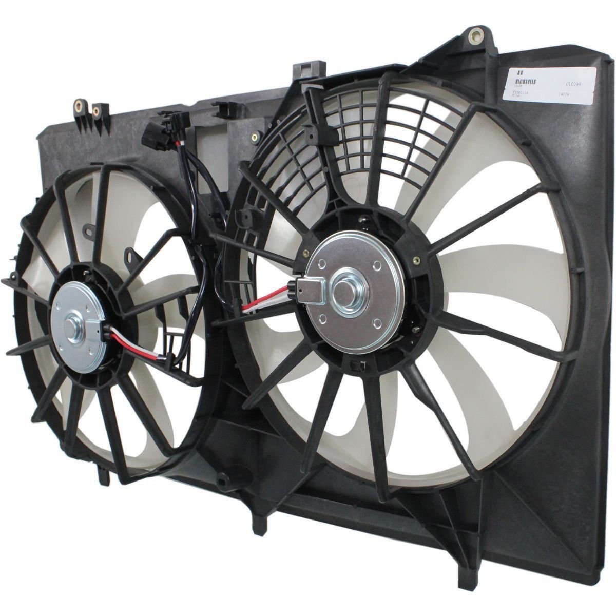 Sunbelt Dual Radiator and Condenser Fan Assembly Compatible with 2011-2016 Toyota Sienna 2.7L/3.5L & 2010-2016 Lexus RX350 3.5L - TO3115168 - Perfect for Engine Cooling and AC Performance
