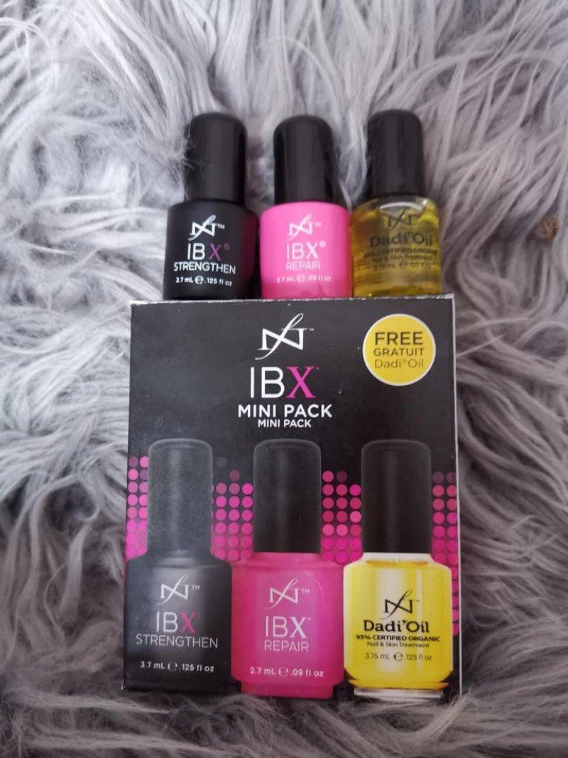 IBX Nail Strengthener & Repair Kit - TRIO PACK with FREE Cuticle Oil | Professional Nail Care Treatment for Weak, Damaged & Brittle Nails | At-Home & Salon Use