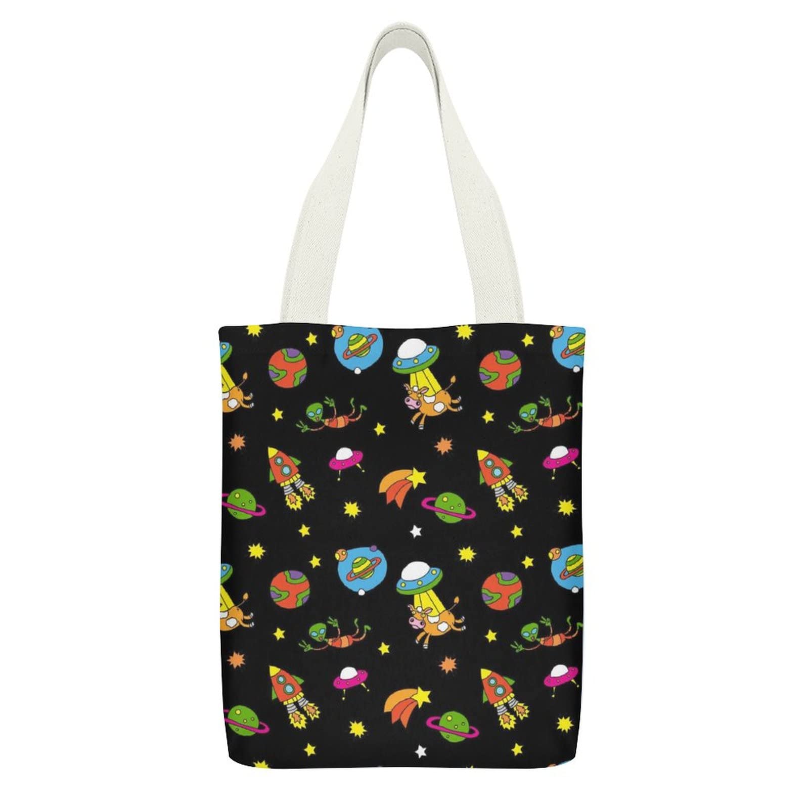 Eco-Friendly Canvas Tote Bag for Women - Reusable Shopping, Work, Lunch & Beach Bag - Perfect for Groceries, Office Commute & Summer Outings