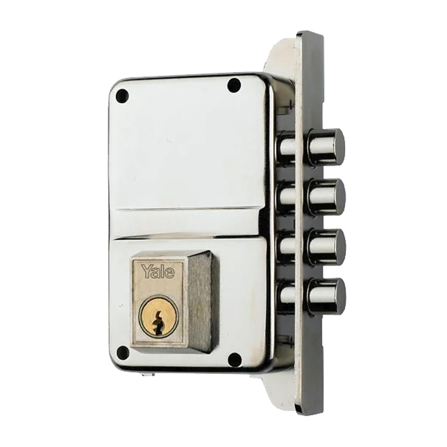 Yale 3010015 High Security Deadbolt Lock - Heavy Duty & Pick Resistant for Home, Office & Commercial Doors
