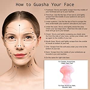 Rose Quartz Roller & Gua Sha Set - Wing Shaped & Mushroom Facial Massage Tools for Anti-Aging, Dark Circles & Puffiness | Natural Skincare Routine for Glowing Skin at Home or Spa