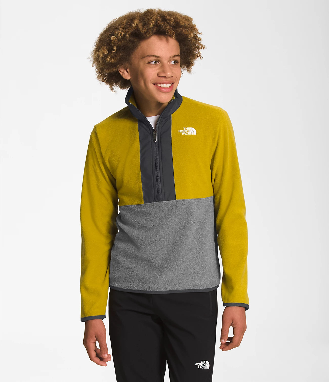Youth Glacier Half Zip Pullover for Big Kids - NF0A7WQP | Warm Fleece Jacket for Outdoor Activities & School