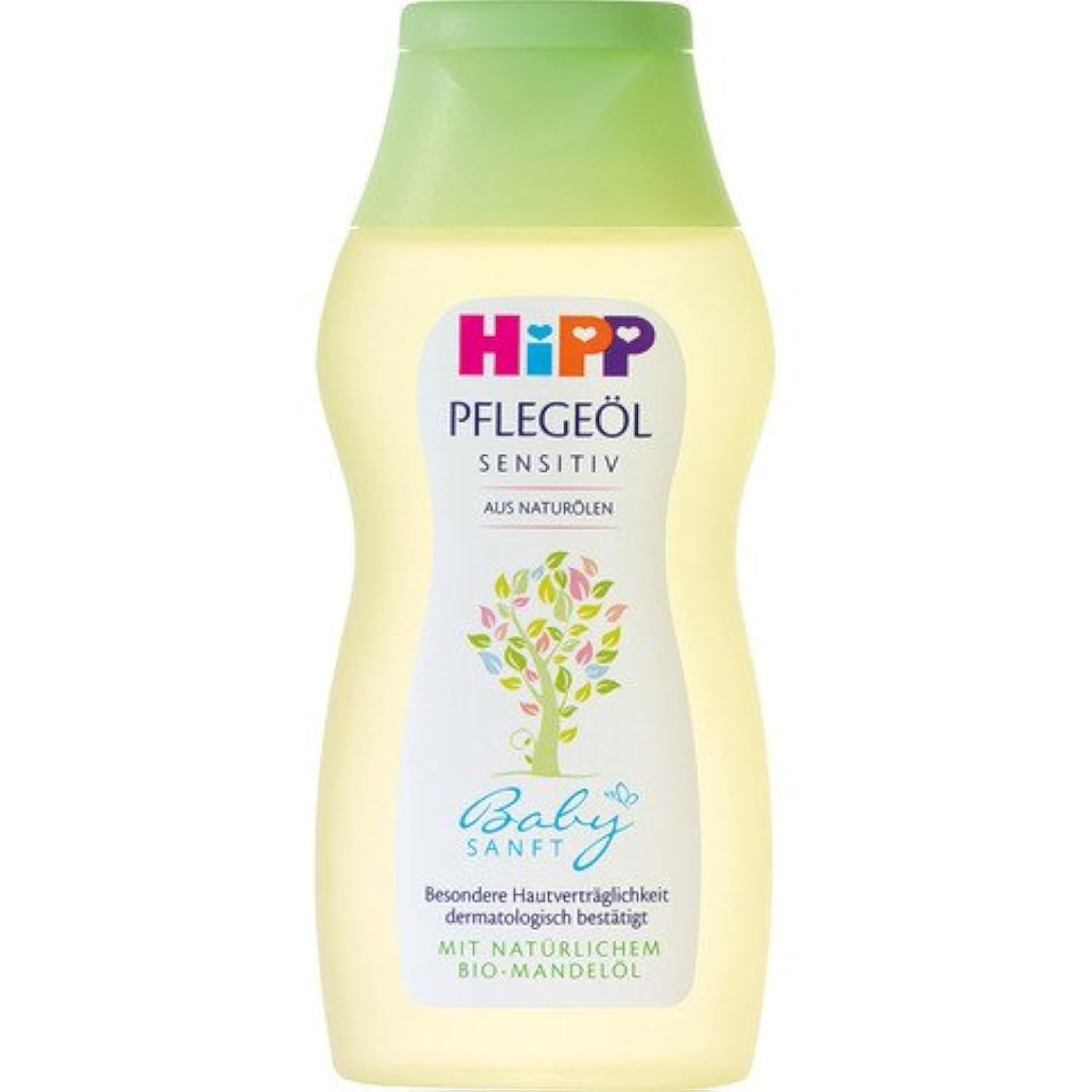 Organic Baby Body Oil with Almond Oil - 200ml - Hypoallergenic & Nourishing - Perfect for Massage, Dry Skin & Newborn Care - Made in Germany