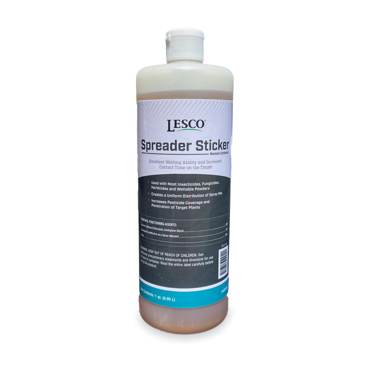 Lesco Professional 1 Gallon Spreader Sticker - Lawn Care Adhesive for Herbicides & Pesticides | Perfect for Golf Courses, Sports Fields & Home Lawn Maintenance
