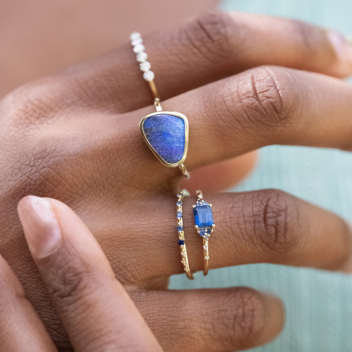 Starry East West Ring - Elegant Gold Plated Zodiac Constellation Ring for Women | Perfect for Gifts, Anniversaries, and Everyday Wear