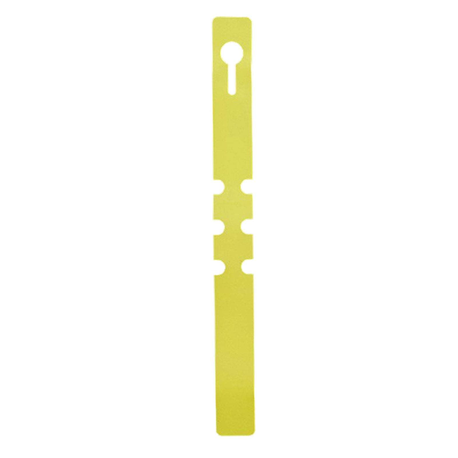 100PCS Reusable Waterproof PVC Plant Markers - Durable Garden Labels for Plants, Vegetables & Herbs - Perfect Gardening Gift & Yard Organization Tool (Yellow) - Ideal for Seed Starting, Indoor Pots & Outdoor Gardens