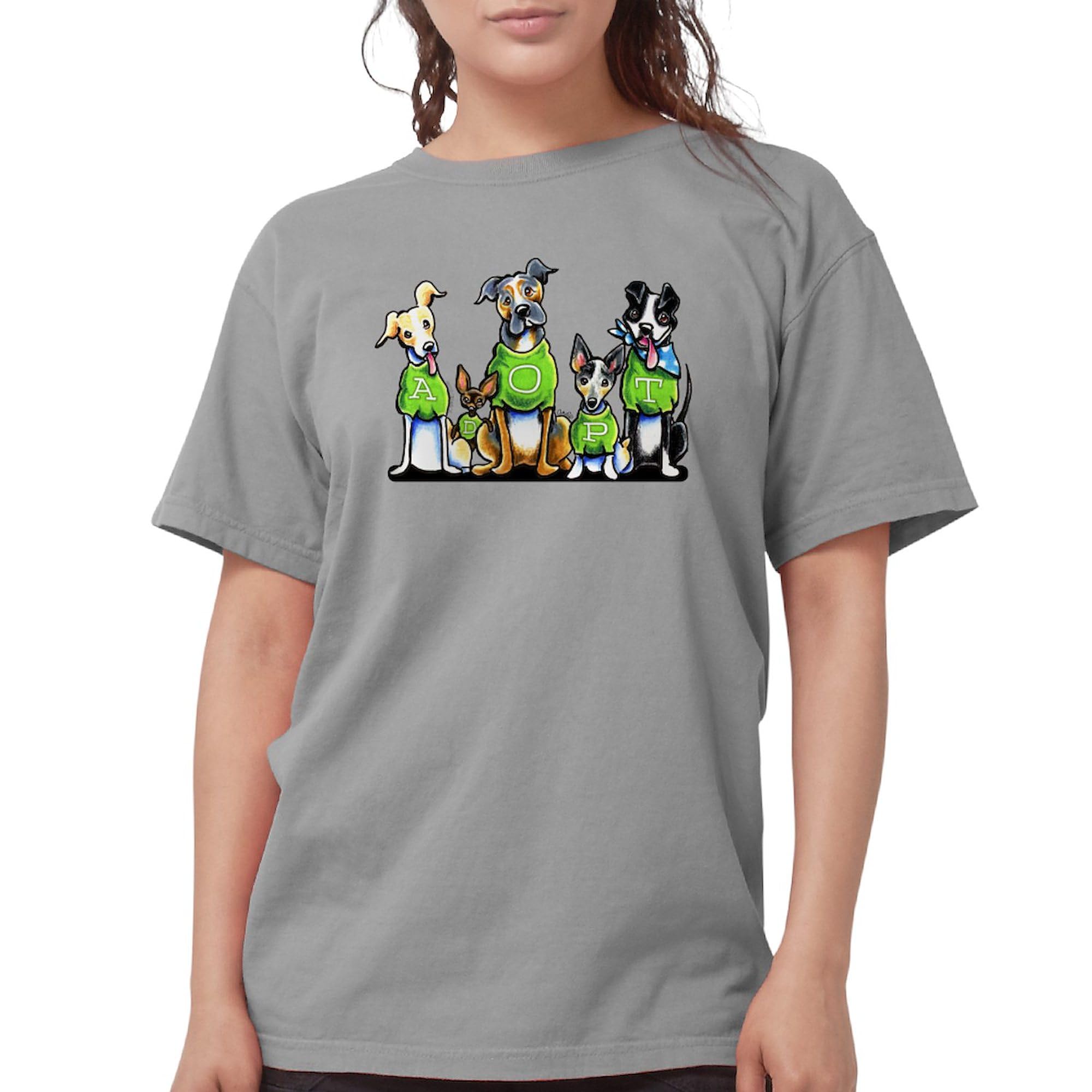 Adopt Shelter Dogs T-Shirt for Women - Comfort Colors® Soft Cotton Tee - Perfect for Animal Lovers & Pet Adoption Awareness