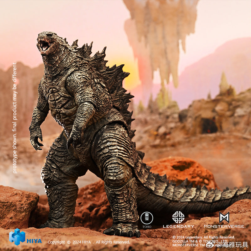 HIYA 7-inch 18cm Godzilla x Kong The New Empire Action Figure - Highly Detailed Collectible Toy for Movie Fans & Display