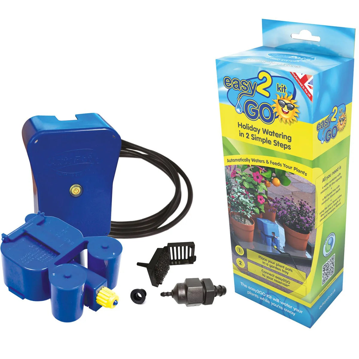 AutoPot Easy2Go Holiday Watering Kit - Automatic Plant Watering System for Indoor & Outdoor Plants - Perfect for Vacation, Travel, and Home Gardening