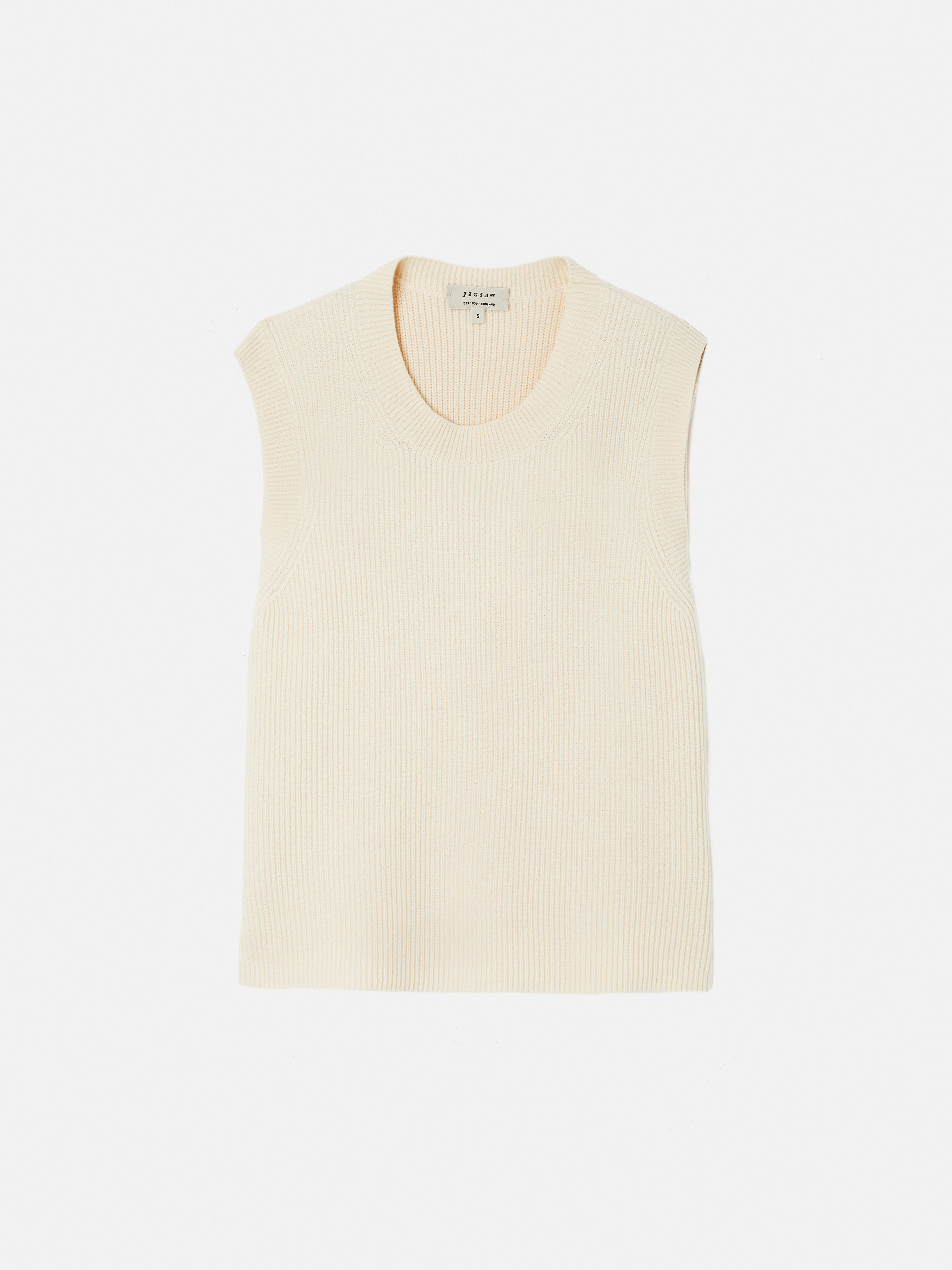 Premium Cotton Blend Crew Neck Tank Top for Women - Soft & Breathable Ivory Sleeveless Shirt - Perfect for Summer, Gym, and Casual Wear