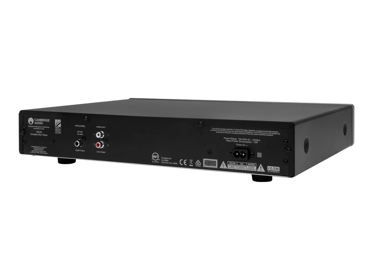 Cambridge Audio AXC35 CD Player - High-Fidelity Hi-Fi Audio System for Home & Office | Perfect for Music Lovers & Audiophiles