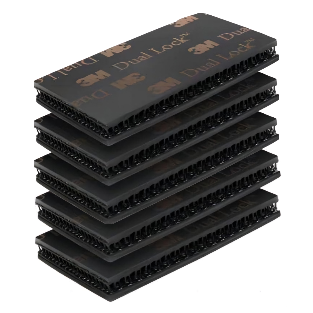 Secure Dual Lock Battery Pads (10-Pack) - Strong Adhesive for AA/AAA Batteries - Perfect for Organizing Remote Controls, Toys & Electronics