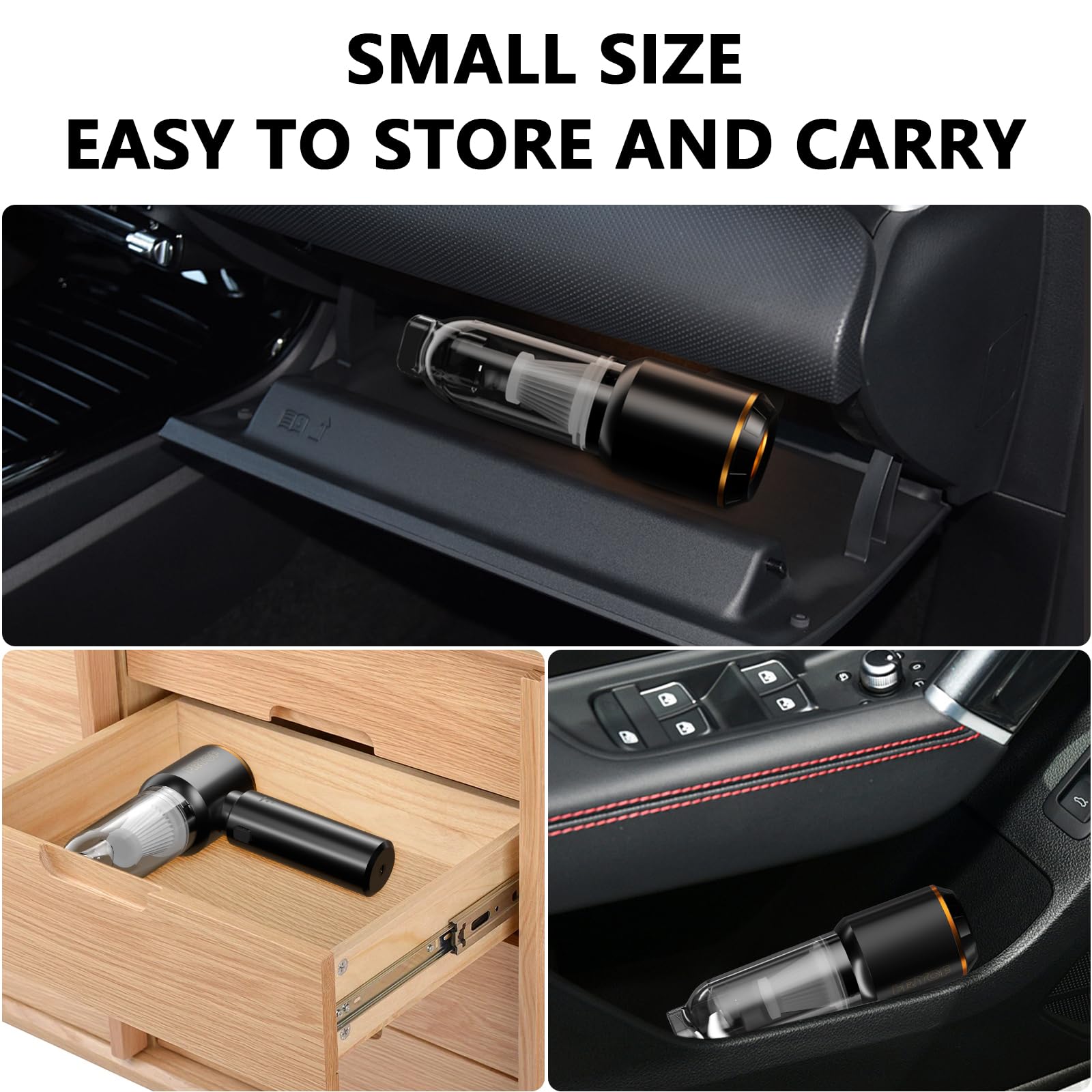 4-in-1 Handheld Vacuum Cleaner 20000PA - Car & Home Use