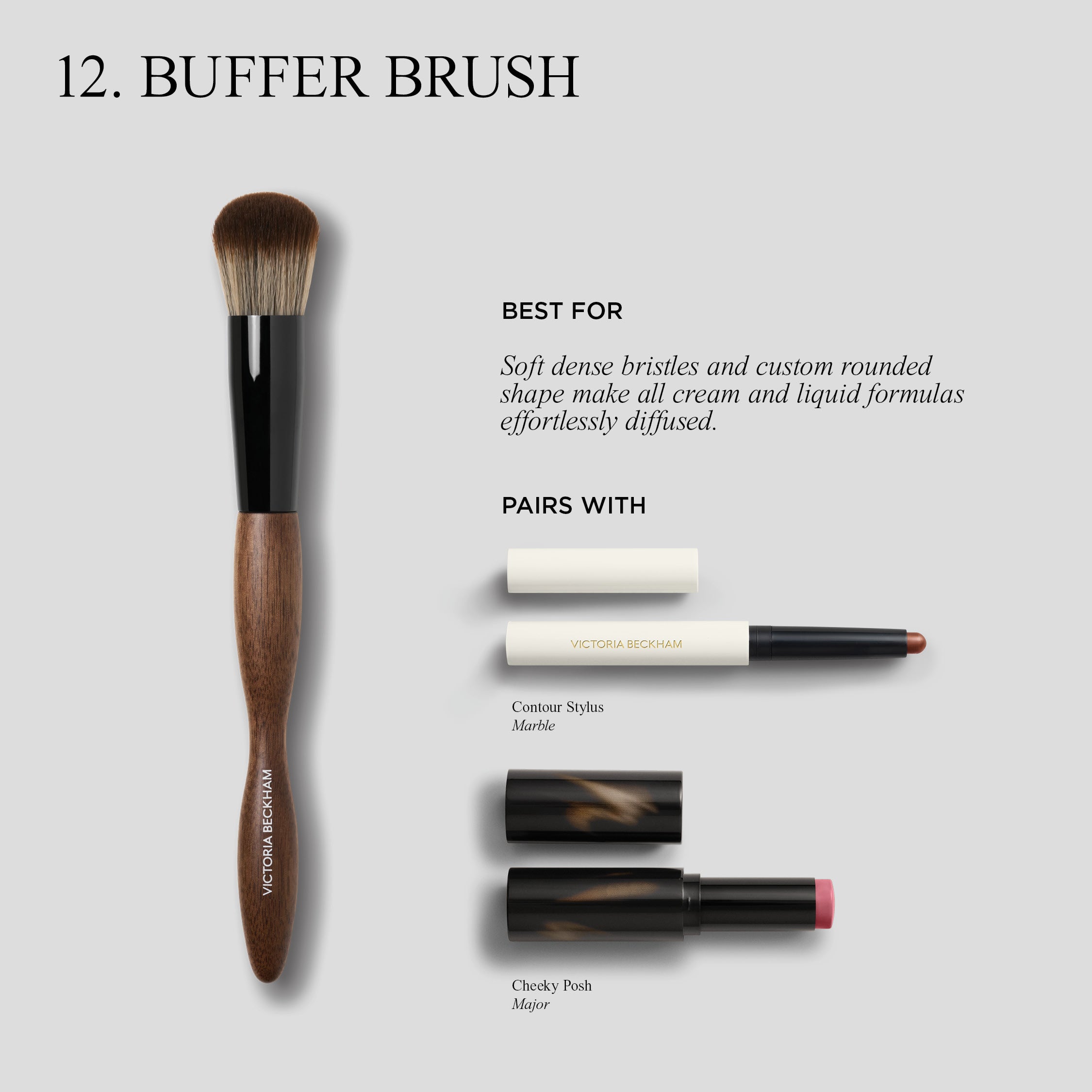 12-Piece Buffer Brush Set for Nails - Professional Manicure & Pedicure Tools for Salon & Home Use - Perfect for Gel Polish, Acrylic Nails & Nail Art Application