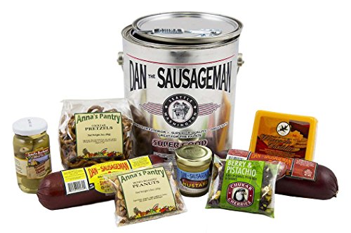 Ultimate Gourmet Meat and Cheese Gift Pail - Premium Charcuterie Selection for Holidays, Corporate Gifts & Special Occasions