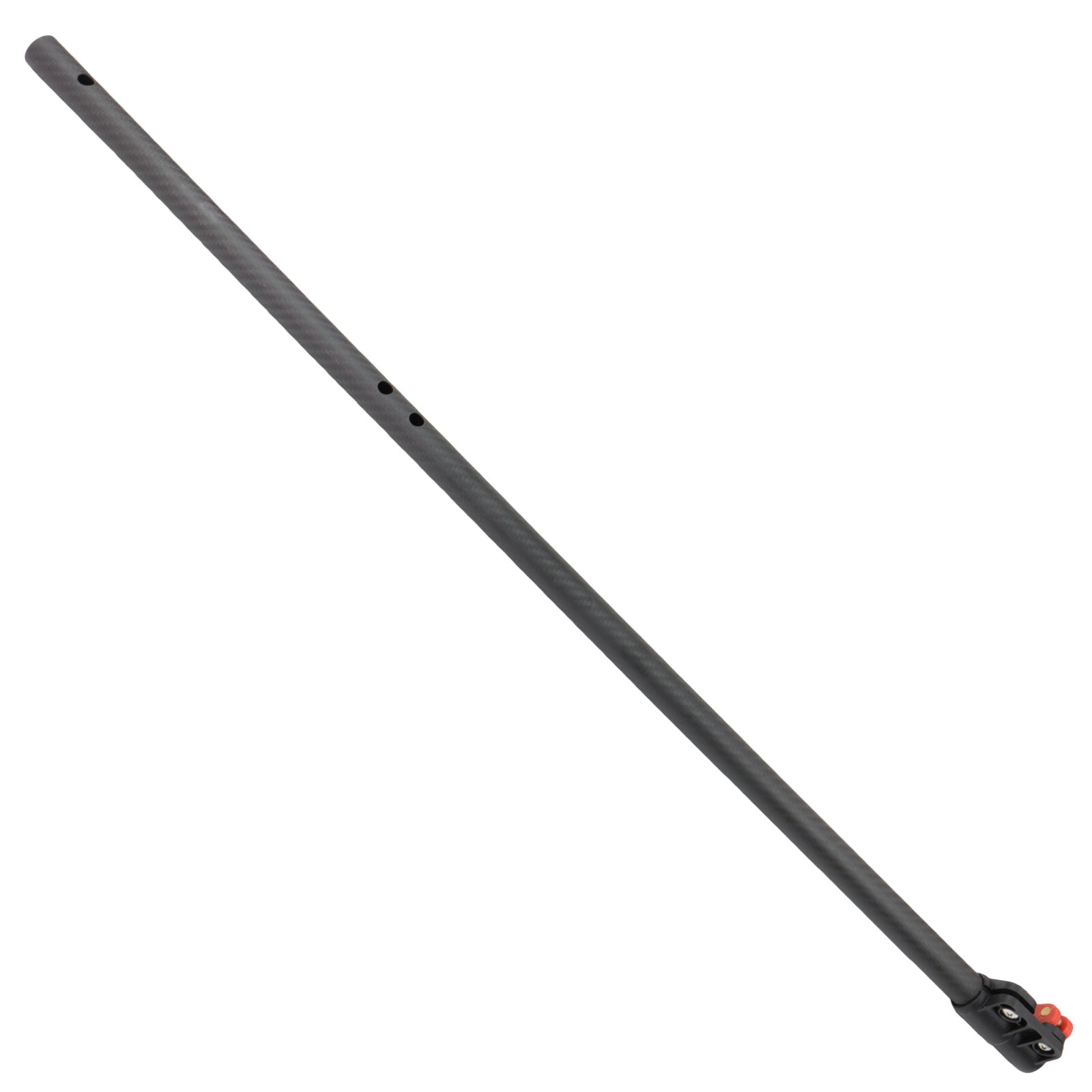 Detect Ed Black LS Carbon Fiber Shaft for Minelab Equinox 600/800 Metal Detector - Lightweight & Adjustable Treasure Hunting Accessory for Beach & Field Exploration