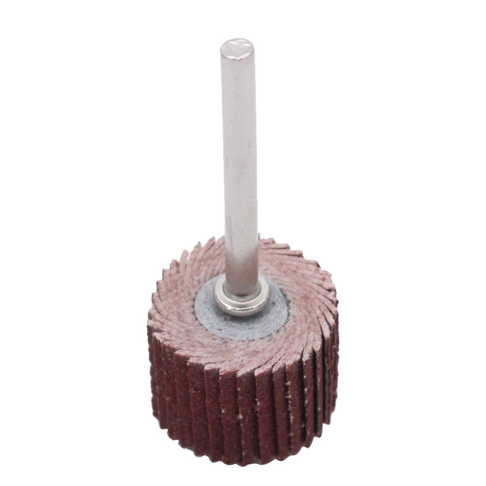 10pcs 8mm Sanding Flap Discs with 1 Free Bonus - 80 Grit Abrasive Grinding Wheels for Rotary Tools - Perfect for Metal Polishing, Wood Sanding & DIY Projects