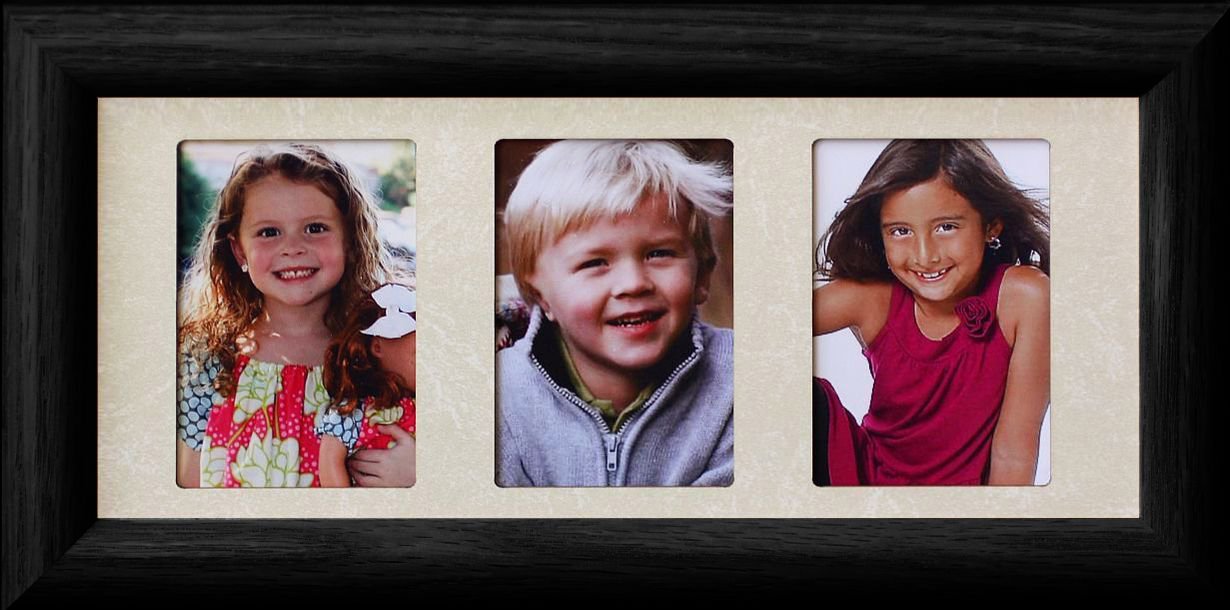 Custom Triple 2x3 Wallet Photo Frame - Personalized Picture Holder for 3 Wallet-Sized Photos | Perfect for Gifts, Keepsakes & Travel Memories