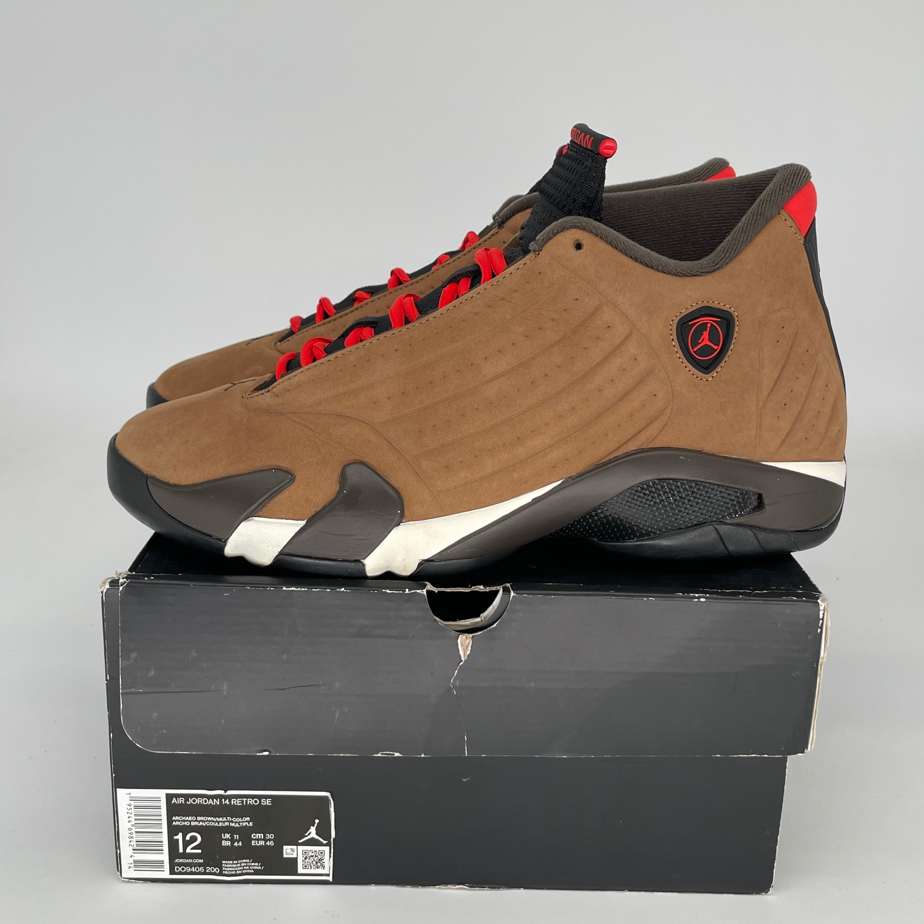 AIR JORDAN 14 WINTERIZED ARCHEO BROWN Men's Basketball Shoes - Size 12 (DO9406-200) - Cold Weather Performance Sneakers for Outdoor Sports & Streetwear Fashion