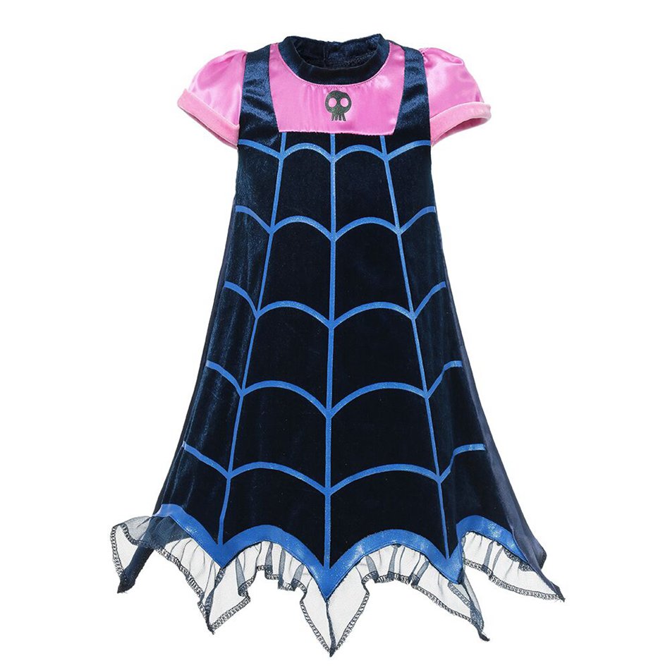 Vampire Costume for Girls - Sleeveless Halloween Dress for Kids | Perfect for Trick or Treating, Costume Parties & Spooky Events