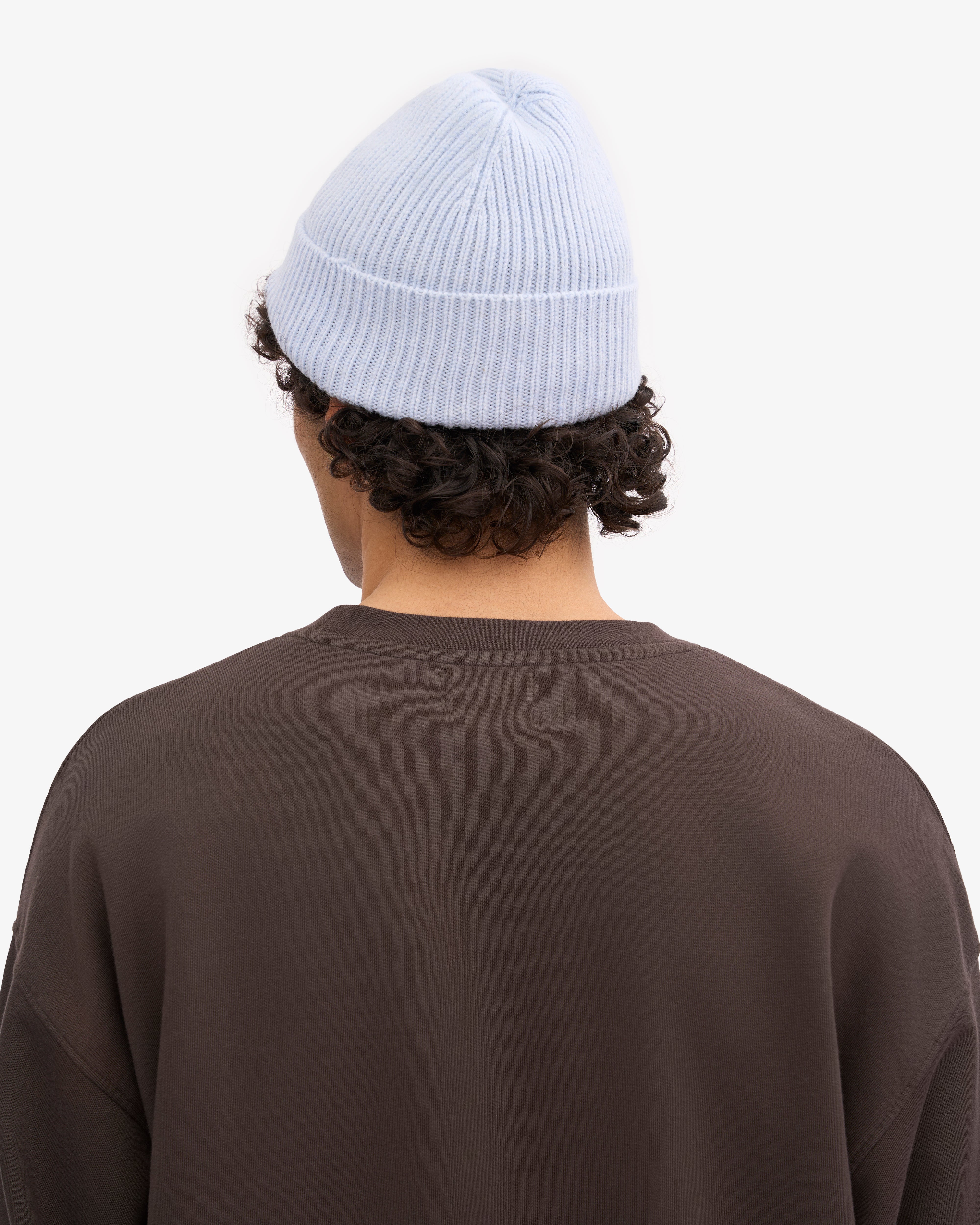 Premium Merino Wool Beanie for Men & Women - Soft Polar Blue Winter Hat - Warm & Breathable for Skiing, Hiking & Outdoor Activities